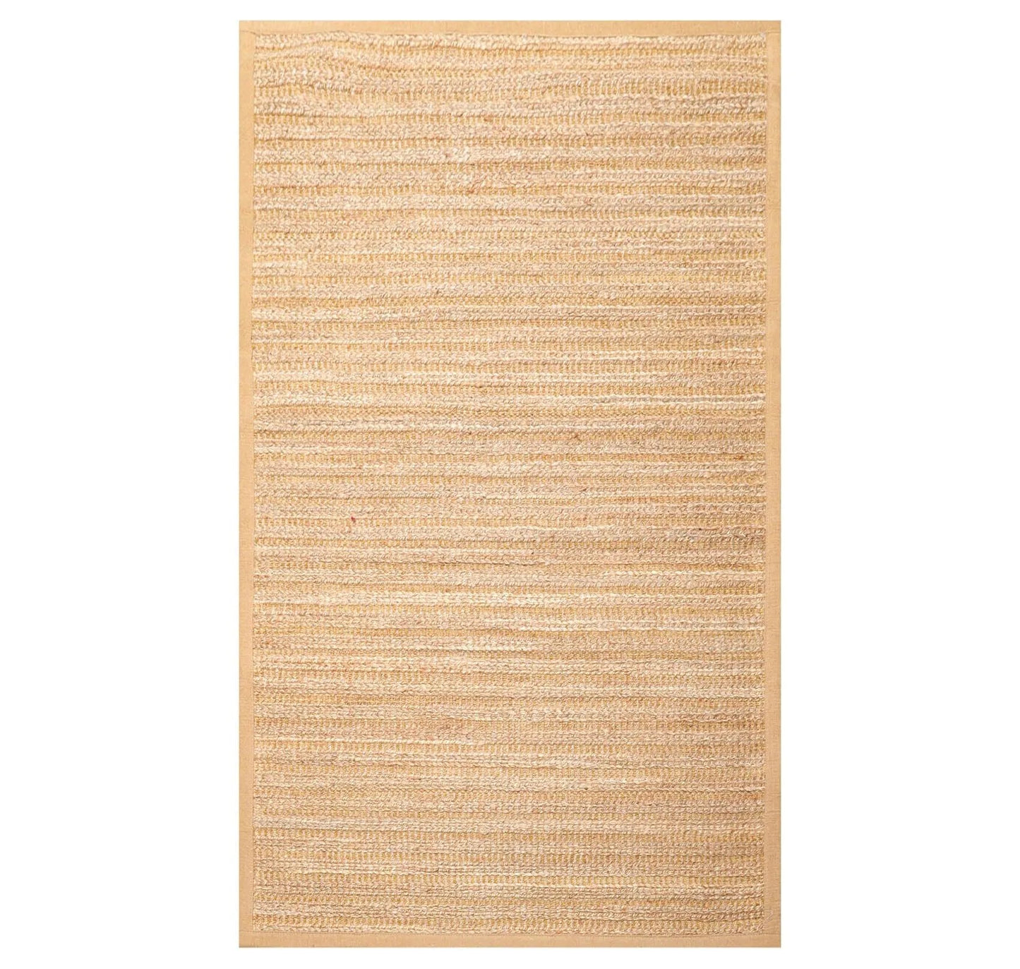 4'11'' x 7'11'' Braided Sisal Modern Oriental Area Rug Natural