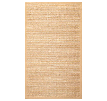 4'11'' x 7'11'' Braided Sisal Modern Oriental Area Rug Natural