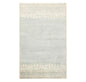 5' x 8' Handmade 100% Wool Patterned Transitional Oriental Area Rug Aqua Beige
