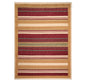 8'10" x 11'10" Hand Knotted 100% Wool Modern Area Rug Burgundy