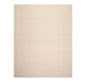 8'x10' Basket weave Oyster Hand Braided Flatweave Wool Area Rug Oatmeal