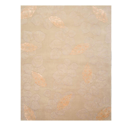 7'6" x 9'6" JL62 Gray Handmade Wool & Silk Oriental Area Rug Gray