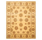 7'6" x 9'6" Machine Made 100% Wool Oriental Area Rug Champagne, Green