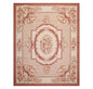 8' x 10' Hand Woven Wool French Aubusson Flatweave Area Rug Taupe