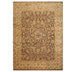 8'7" x 12' Hand Knotted 100% Wool Kashan Botanical Muted Earth Tones Area Rug