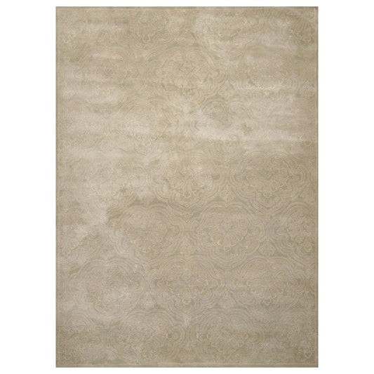 8' x 11' Handmade 100% Wool Transitional Oriental Area Rug Mint, Gray