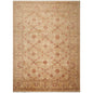 9'2"x12'6" Hand Knotted Wool & Silk16/18 Pak Persian 300 KPSI Oriental Area Rug Beige