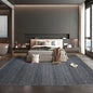 10'x14' Blue Hand Knotted Modern & Contemporary Geometric Tibetan Wool and Bamboo Silk Oriental Area Rug