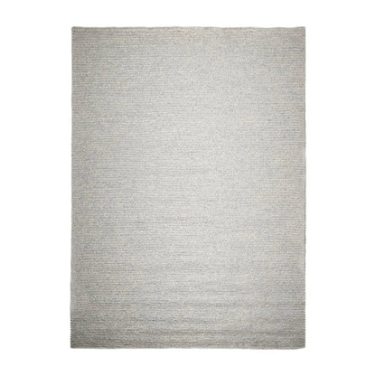 10’ x 14’ Modern Berber Textured Thick Pile Area Rug Ash Gray Hand Woven Wool