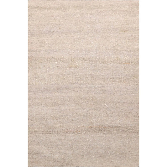 2' x 3' Hand Woven 100% Silk Modern Flatweave Kilim Oriental Area Rug Beige