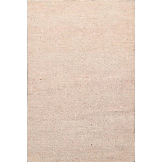 2' x 3' Hand Woven 100% Silk Modern Flatweave Kilim Oriental Area Rug Beige