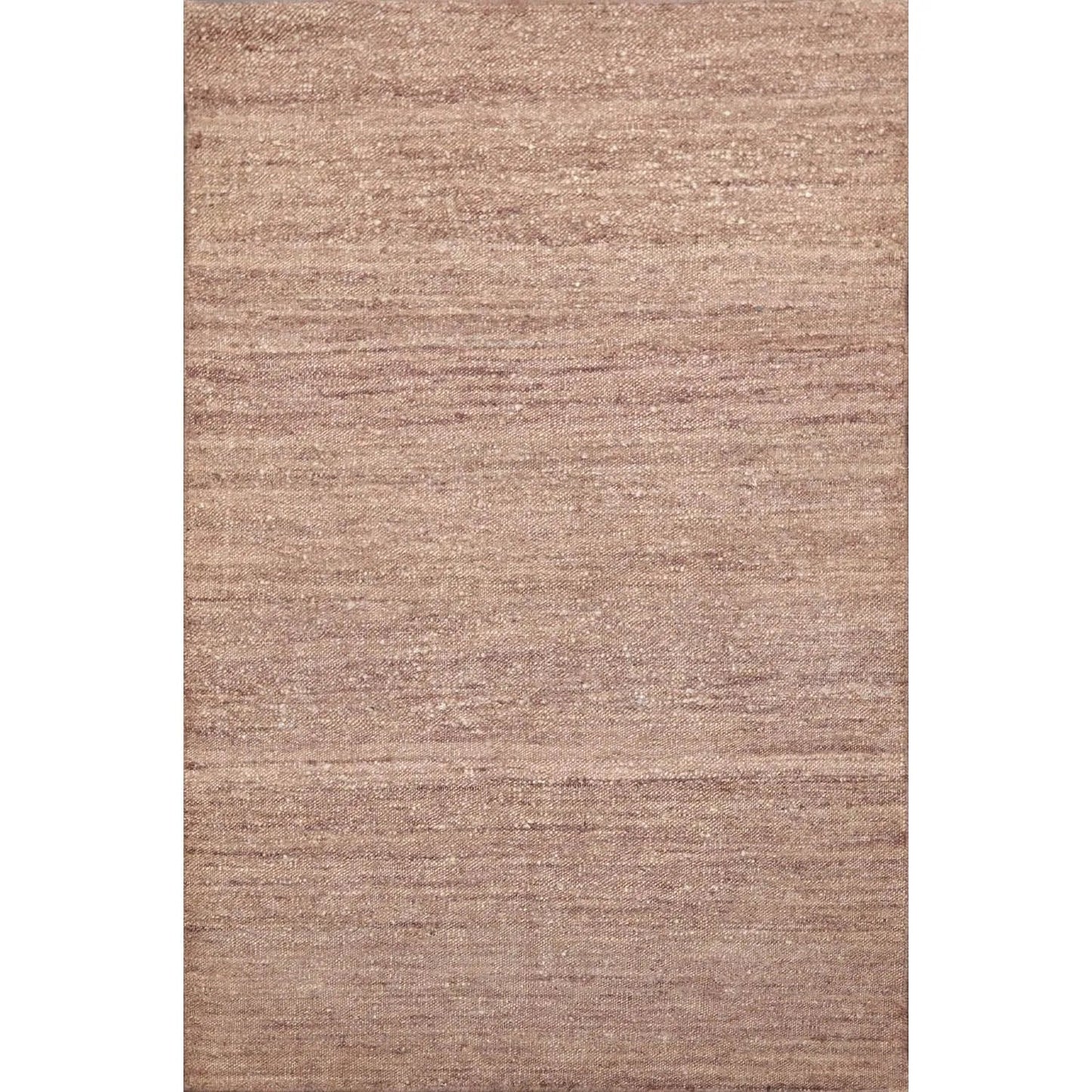 2' x 3' Hand Woven 100% Silk Modern Flatweave Kilim Oriental Area Rug Brown