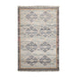 5' x 8'  Indoor Outdoor Hand Woven 100% Recycled PET Yarn Modern Kilim Area Rug Gray