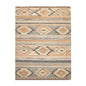 5’5”x7’3”Hand Woven Natural Fiber Jute Southwestern Flatweave Kilim Area Rug