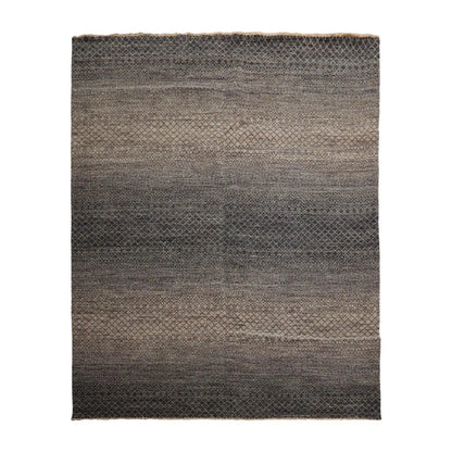 8' x 10' Hand Knotted 100% Wool Modern Oriental Area Rug Gray, Beige