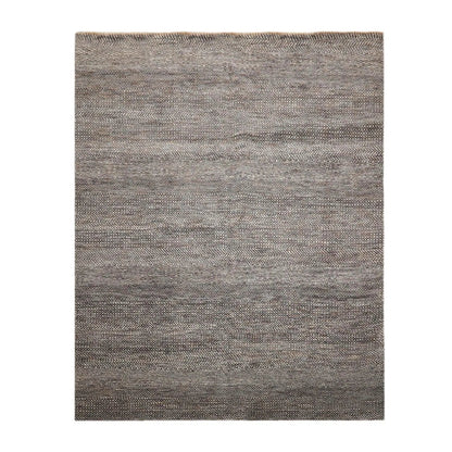 8' x 10' Hand Knotted 100% Wool Modern Oriental Area Rug Ivory, Gray, Brown
