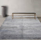 7’11"x10’9" Hand Knotted 100% Bamboo Silk Modern Tibetan Oriental Area Rug Gray