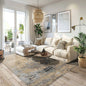 8x10 Beige Hand Knotted Modern Tibetan Abstract Wool Oriental Area Rug