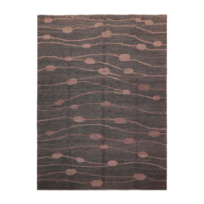 5'6" x 7'5" Reversible Hand Knotted 100% Wool Area Rug Copper