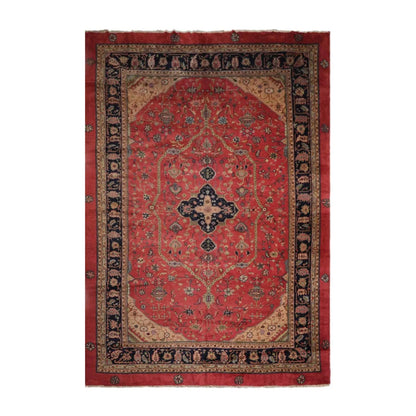 10' x 15' Antique Turkish Hand Knotted Wool Traditional Oriental Area Rug Navy