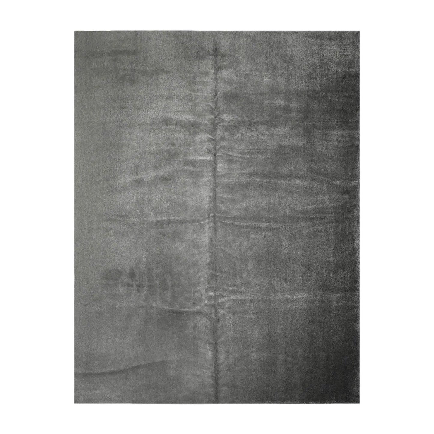 12'2''x16'2'' Gray Hand Knotted Tibetan Wool and Silk Modern & Contemporary Oriental Area Rug
