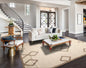 LoomBloom 9x12 Beige Hand Woven Contemporary Geometric Flatweave Wool Oriental Area Rug