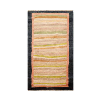 3' 6''x6' 2'' Beige, Taupe Hand Knotted 100% Wool Peshawar Modern & Contemporary Oriental Area Rug
