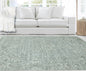 4x6 Tone on Tone Gray Hand Knotted Tibetan Wool/Bamboo Silk Transitional Oriental Area Rug