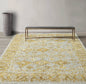 Multi Size Gray, Gold Hand Knotted 100% Wool Turkish Oushak Transitional Oriental Area Rug