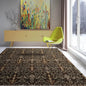 8x10 Brown Hand Knotted Tibetan 100% Wool Transitional Oriental Area Rug