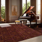 6x9 Aubergine Hand Knotted Tibetan 100% Wool Michaelian & Kohlberg Transitional Oriental Area Rug