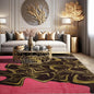 9x12 Pink, Brown Mark Philips Hand Knotted Tibetan 100% Wool Modern  Block Oriental Area Rug