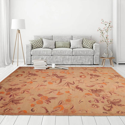 9x12 Tan,Taupe Hand Knotted Tibetan 100% Wool Michaelian & Kohlberg Traditional Oriental Area Rug