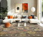 LoomBloom Multi Sizes Taupe Hand Knotted Transitional  Arts & Crafts Oushak Wool Oriental Area Rug
