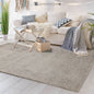 LoomBloom 5x8 Hand Knotted Taupe Oriental Area Rug