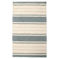 LoomBloom Multi Size Slate Hand Tufted Contemporary Striped Wool Oriental Area Rug