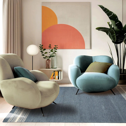 LoomBloom Multi Size Gray Hand Tufted Modern Geometric Wool Oriental Area Rug