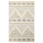 LoomBloom Multi Size Ivory Hand Tufted Transitional Geometric Wool Oriental Area Rug