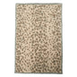 LoomBloom Multi Size Tan Hand Tufted Modern Leopard Print Wool and Bamboo Silk Oriental Area Rug