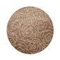 LoomBloom Multi Size Brown Hand Tufted Contemporary Floral Wool and Faux Silk Oriental Area Rug