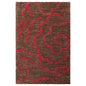 LoomBloom Multi Size Brown Hand Tufted Contemporary Wool and Faux Silk Oriental Area Rug