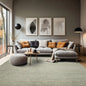 LoomBloom Multi Sizes Sage Hand Knotted Contemporary  Tibetan Geometric Wool & Bamboo Silk  Oriental Area Rug
