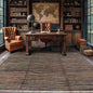 LoomBloom 7'10''x10' Gray Hand Knotted Modern Geometric Wool Oriental Area Rug