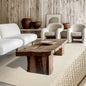 LoomBloom Multi Sizes Ivory Hand Woven Contemporary Textured New Zealand Wool Oriental Area Rug