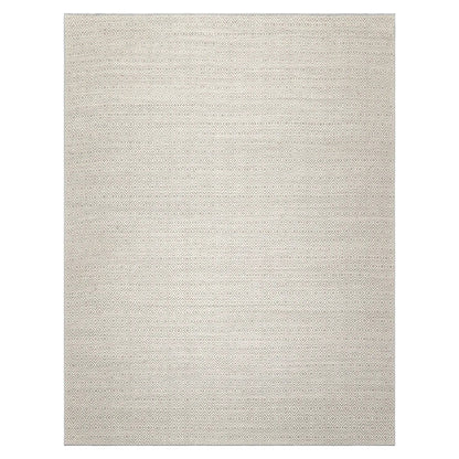 LoomBloom Multi Size Ivory Hand Woven Contemporary Geometric Flatweave New Zealand Wool  Oriental Area Rug