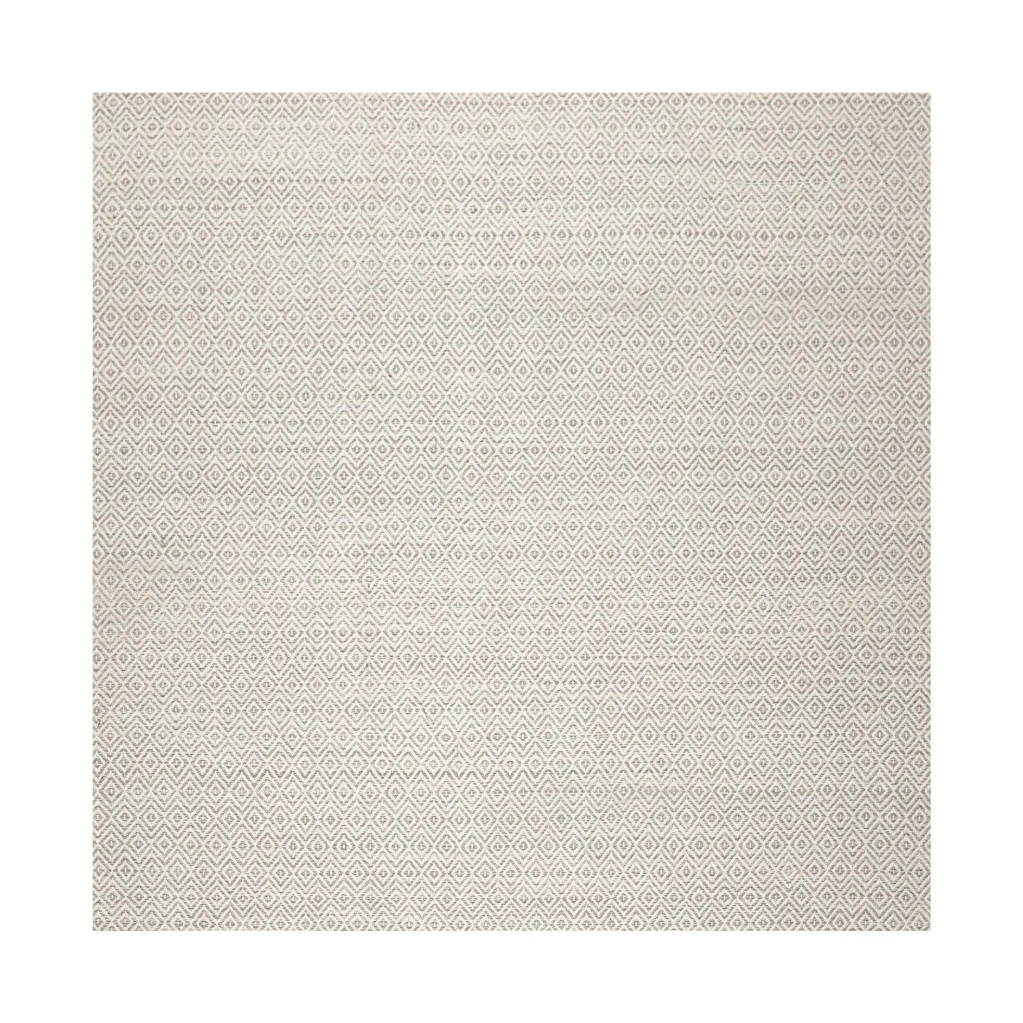 LoomBloom Multi Size Ivory Hand Woven Contemporary Geometric Flatweave New Zealand Wool  Oriental Area Rug