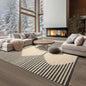 LoomBloom Multi Sizes Oatmeal Hand Woven Flatweave Contemporary Geometric Wool Oriental Area Rug
