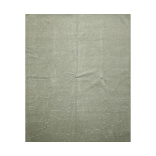 8' x 9'10'' Hand Knotted Tibetan 100% Wool Modern Oriental Area Rug Tone on Tone Mint