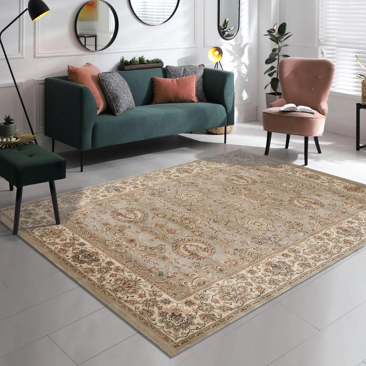 Made in USA wool% New Zealand wool Dense pile area rug
