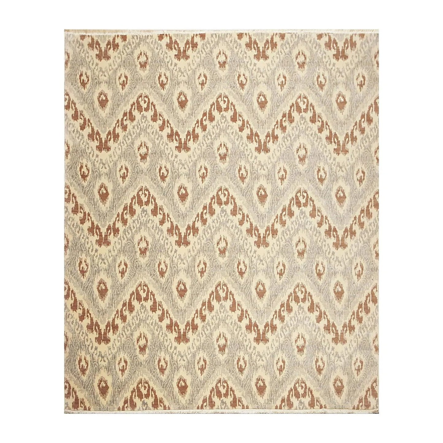 8' x 10' Hand Knotted 100% Wool Turkish Weave Oriental Area rug 8x10 ft Beige